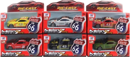 Auto da corsa in metallo a retrocarica