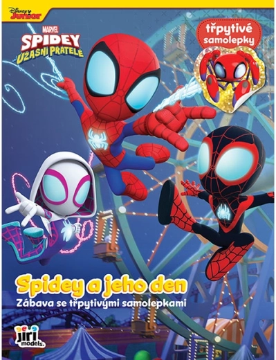 Libro di adesivi di Spidey con adesivi glitterati