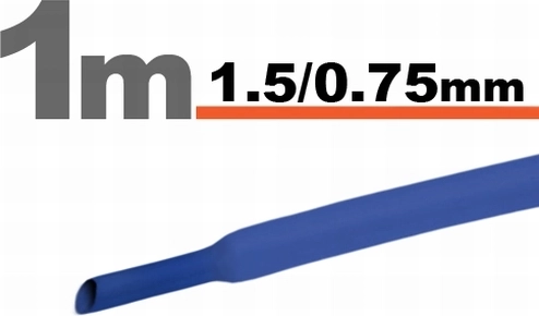 Guaina blu 1,5 / 0,75 mm
