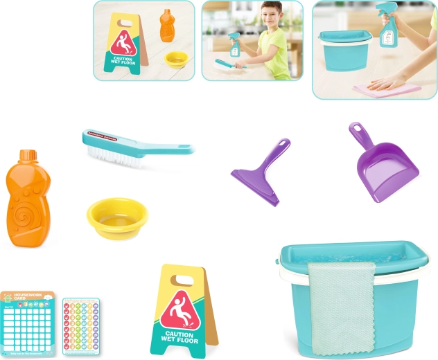 La mia casa – set di pulizia per bambini con accessori