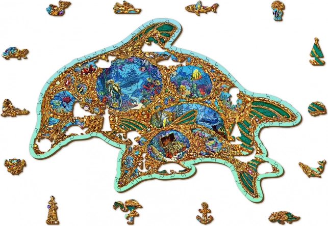 Puzzle in legno WOODEN CITY Gioielli del mare – 250 pezzi, eco