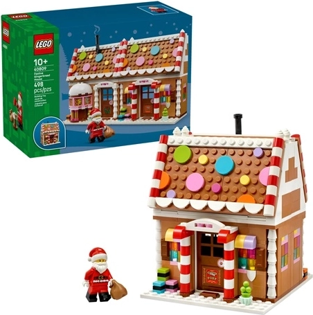 Lego Iconic casetta di pan di zenzero natalizia