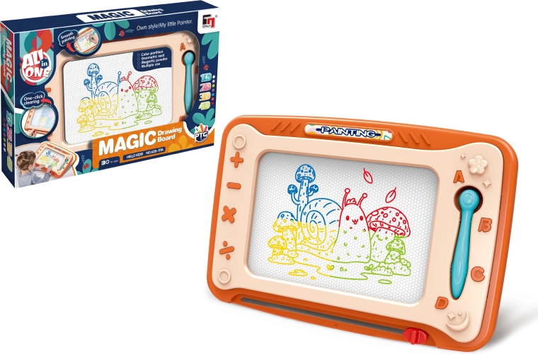 Lavagna magnetica da disegno Magic colorata