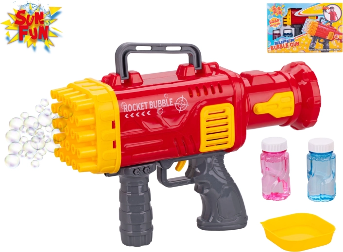 Pistola per bolle Sun Fun con ricariche