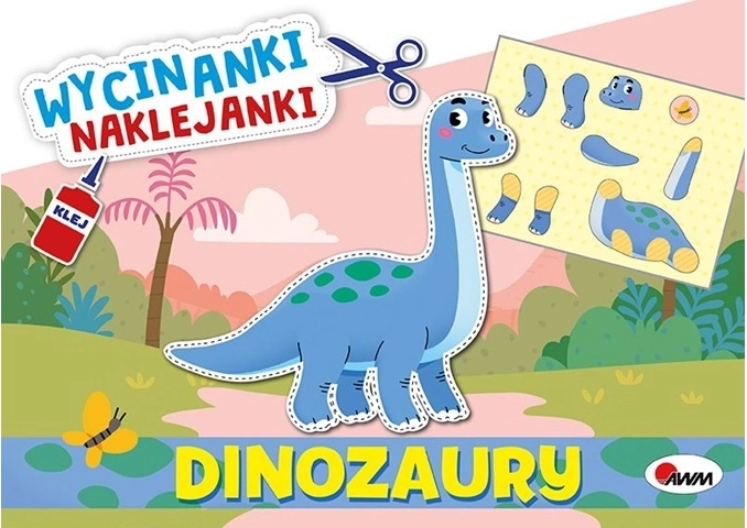 Quaderno creativo Ritagli e adesivi – dinosauri