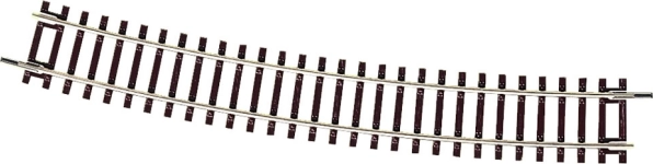 Roco Line Binario Curvo con Traversine in Legno