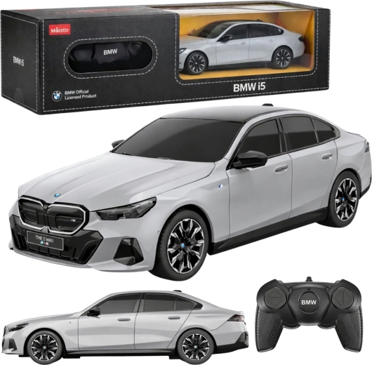 Modello RC BMW i5 1:24 grigio – auto telecomandata RASTAR