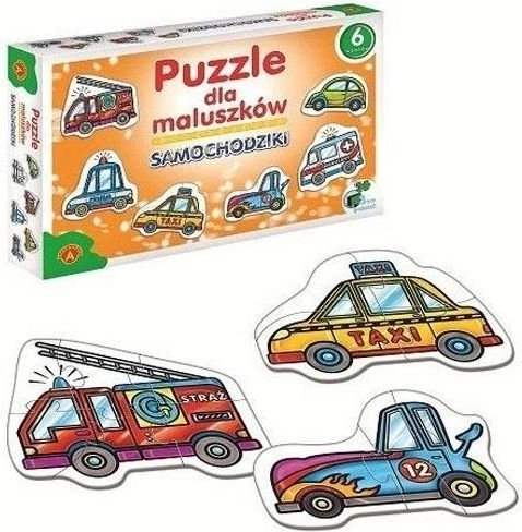 ALEXANDER Puzzle per bambini Auto 6 in 1 (2-7 pezzi)