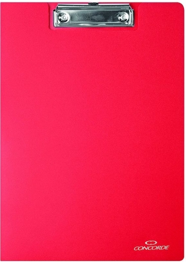 Cartella con clip A4 rossa CONCORDE