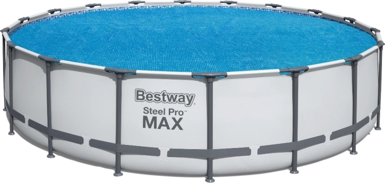 Telo solare per piscina 527 cm blu rotondo BESTWAY