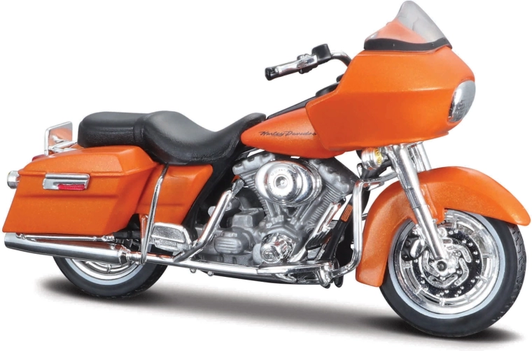 Maisto Harley-Davidson 2002 FLTR Road Glide arancione metallizzato 1:18