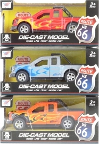 Jeep in metallo a retrocarica con porte apribili