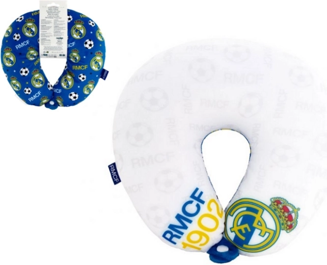 Cuscino da viaggio per il collo Real Madrid 28 cm