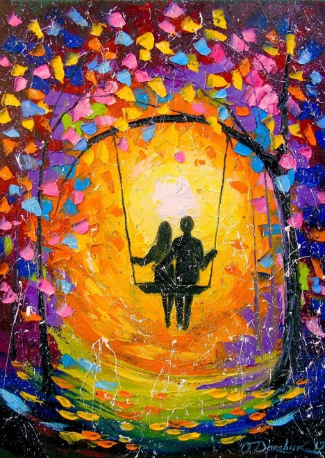 Puzzle Amore Romantico 1000 pezzi