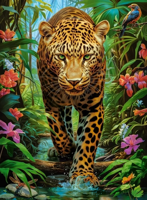 Puzzle Leopardo nella natura selvaggia di Castorland, 2000 pezzi