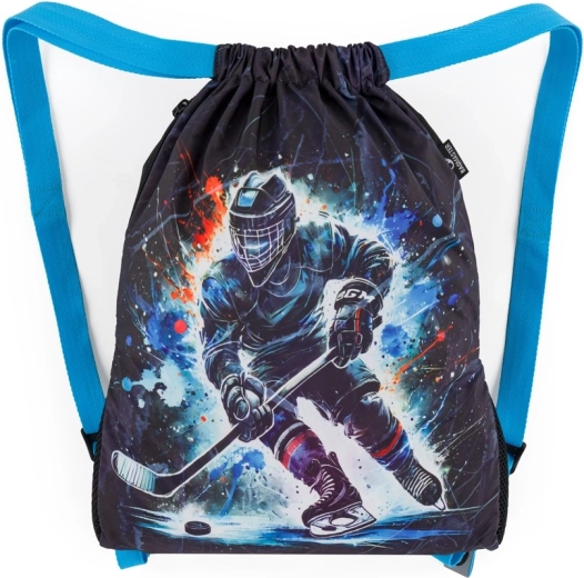 Sacchetto scuola Bagmaster per scarpe di ricambio e ginnastica BETA 26 D – hockey
