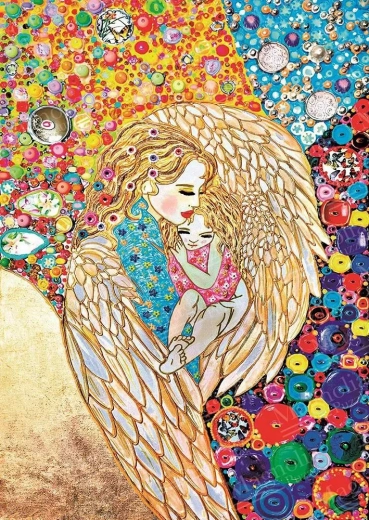 Puzzle Angelo con bambino 1000 pezzi