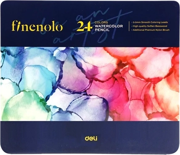 Matite acquerellabili – set da 24 pz