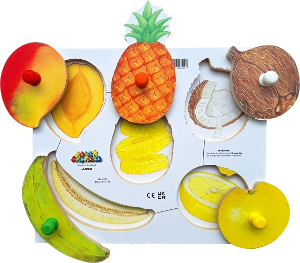 Just Jigsaws Sbucciare e Tagliare Coltivazioni 3 - Puzzle in Legno