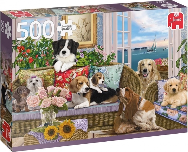 Puzzle JUMBO Amici Pelosi 500 pezzi