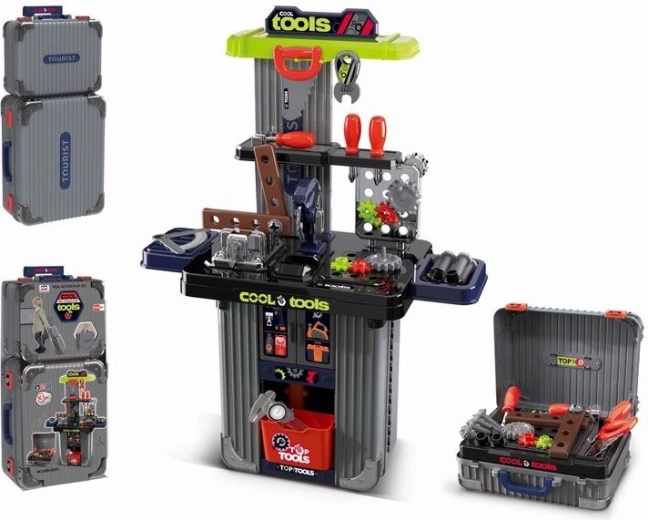 Officina per piccoli tuttofare – set di 2 valigette
