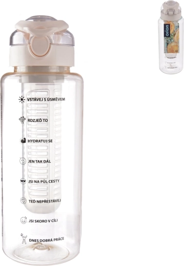 Borraccia in tritan con tappo Loop e infusore per frutta 1 l