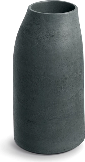 Fioriera in grafite con texture argillosa 38 × 70 cm per interni ed esterni