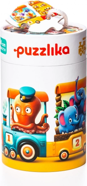Puzzlika Treno – puzzle didattico 20 pezzi, 94 cm