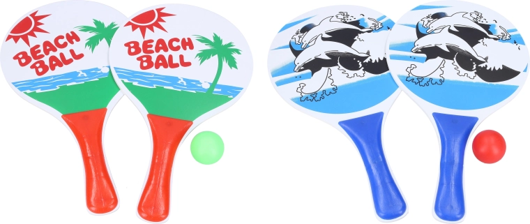 Beach tennis – set da 2 racchette e pallina