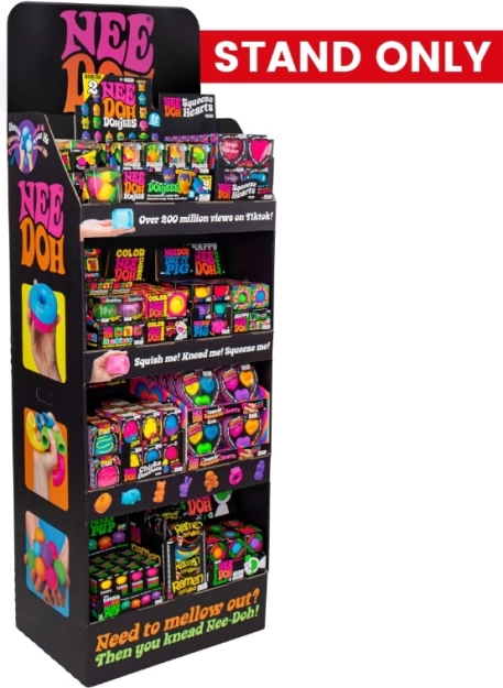 Schylling NeeDoh display pubblicitario