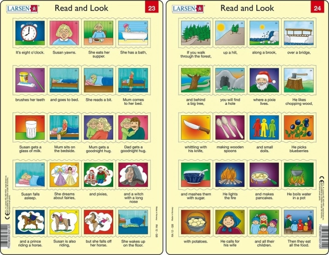 Puzzle Inglese – frasi più lunghe, 20 pezzi