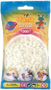 Perline da stirare Hama MIDI fluorescenti al buio – 1000 pz