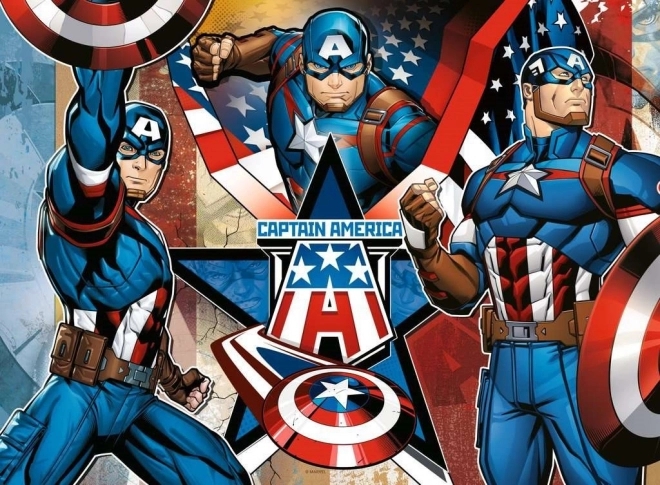 Puzzle Ravensburger Marvel: Capitan America XXL 100 pezzi