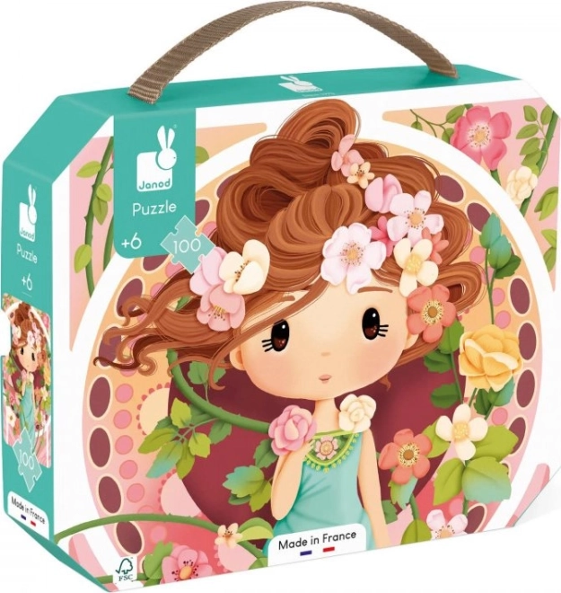 Puzzle nella valigetta ispirato a Mucha 100 pezzi