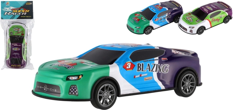 Auto da corsa a retrocarica 17 cm – macchinina sportiva in plastica