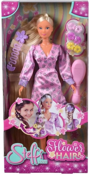 Bambola Steffi con Capelli Fioriti