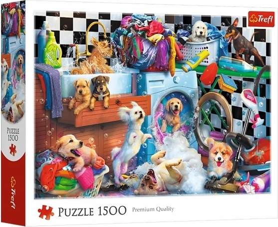Puzzle Psie szaleństwo 1500 pezzi