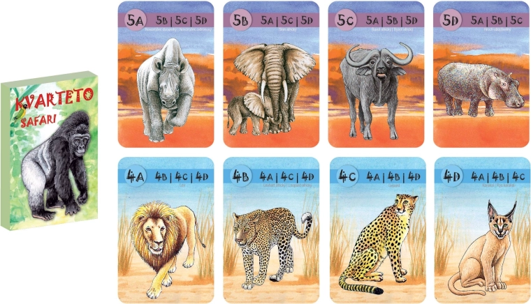 Carte Quartetto Safari
