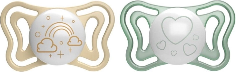 Chicco succhietto Physio Light notte silicone 2–6 mesi, 2 pz