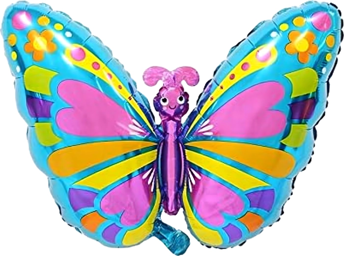 Set di palloncini di compleanno Farfalla, 5 pz