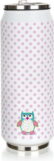 Thermos lattina Be Cool con motivo gufo 430 ml