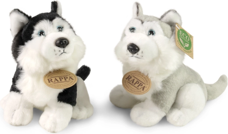 Cane husky di peluche 16 cm Eco-Friendly - 1 pezzo