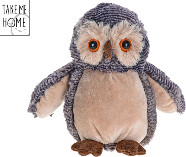 Gufo di peluche TAKE ME HOME 18 cm per neonati