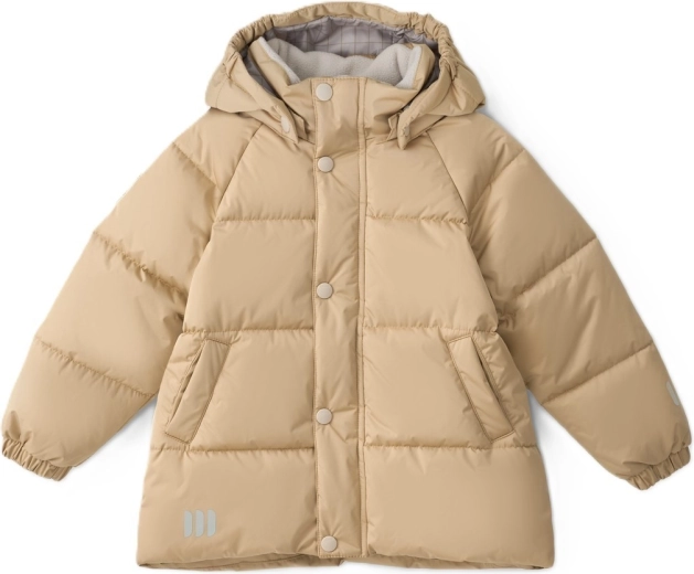 Giacca invernale trapuntata LEOKID Leni Lark Beige, taglia 86
