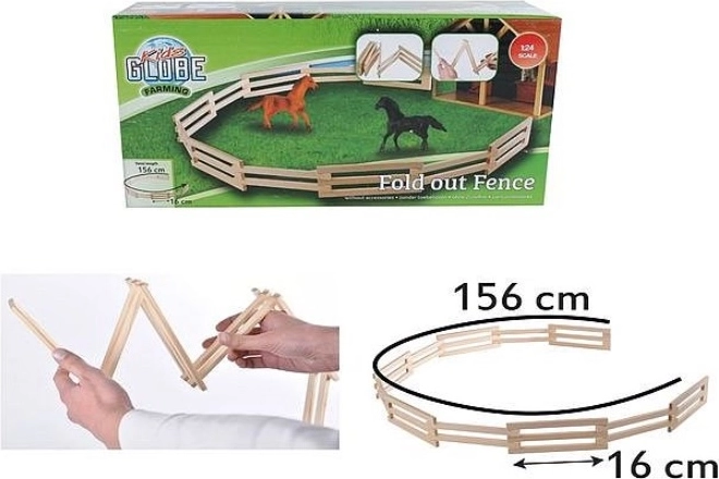 Recinto in legno per animali 156 cm 1:24 Kids Globe