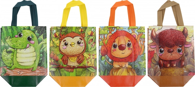 Borsa regalo S per bambini 27 × 29 × 12 cm in tessuto non tessuto