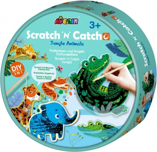 Gioco da grattare – Animali della giungla Scratch 'n' Catch
