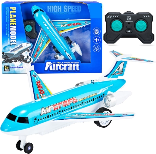 Aereo radiocomandato con luci LED 26 cm