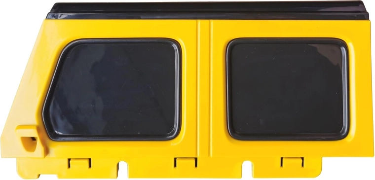 Portiera laterale destra per veicolo elettrico per bambini Mercedes‑Benz AMG G63, gialla