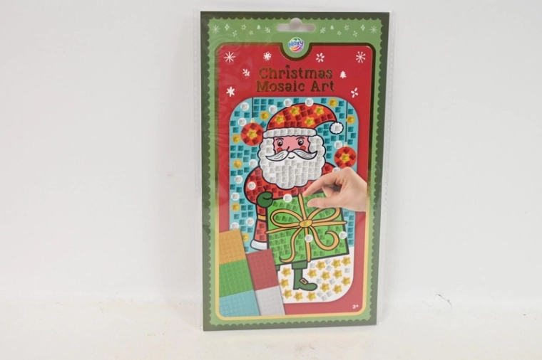 CCG mosaico natalizio A5 – San Nicola con regalo